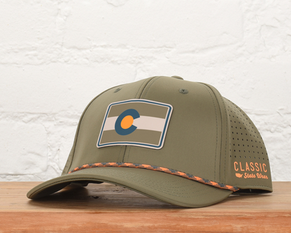 Colorado State Flag PLP Dri-fit Performance Rope Hat