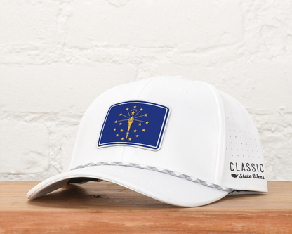 Indiana State Flag PLP Dri-fit Performance Rope Hat