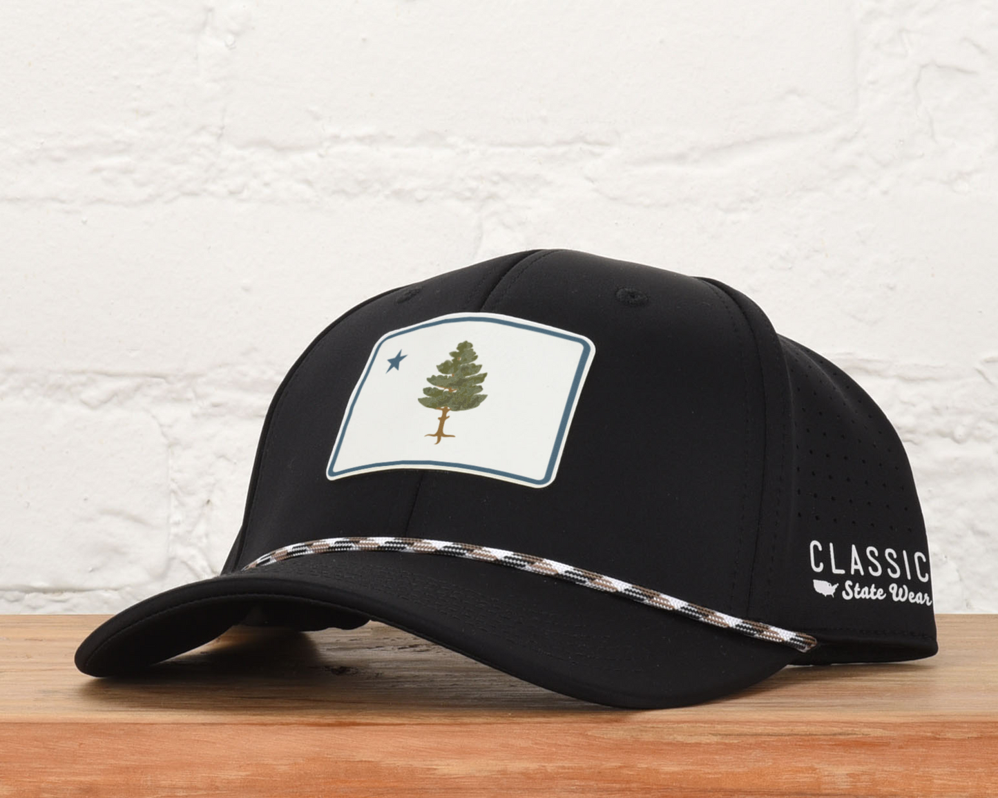 Maine State Flag PLP Dri-fit Performance Rope Hat