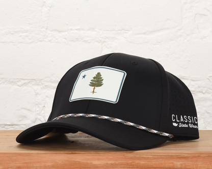 Maine State Flag PLP Dri-fit Performance Rope Hat