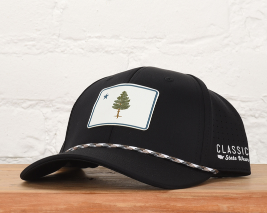 Maine State Flag PLP Dri-fit Performance Rope Hat