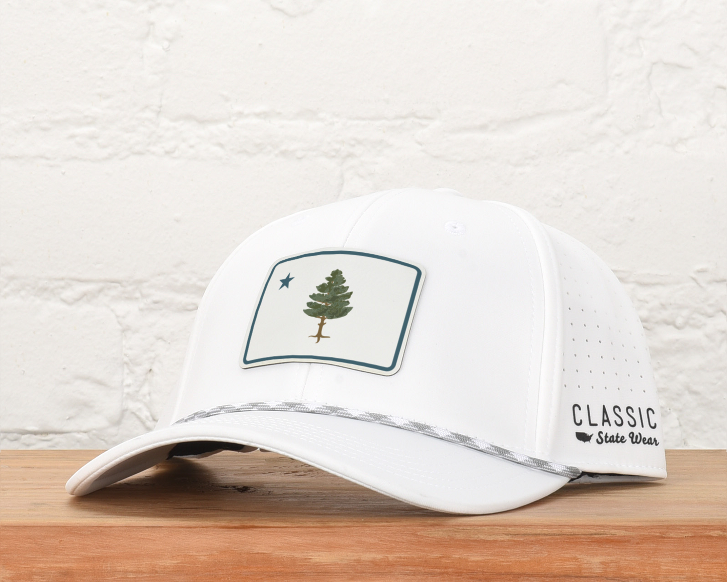 Maine State Flag PLP Dri-fit Performance Rope Hat