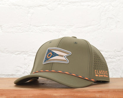 Ohio State Flag PLP Dri-fit Performance Rope Hat