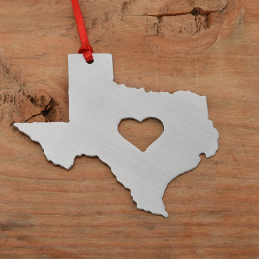 Texas Aluminum Ornament