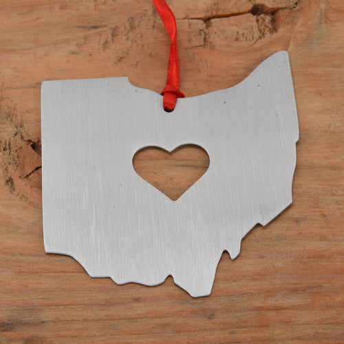 Ohio Aluminum Ornament