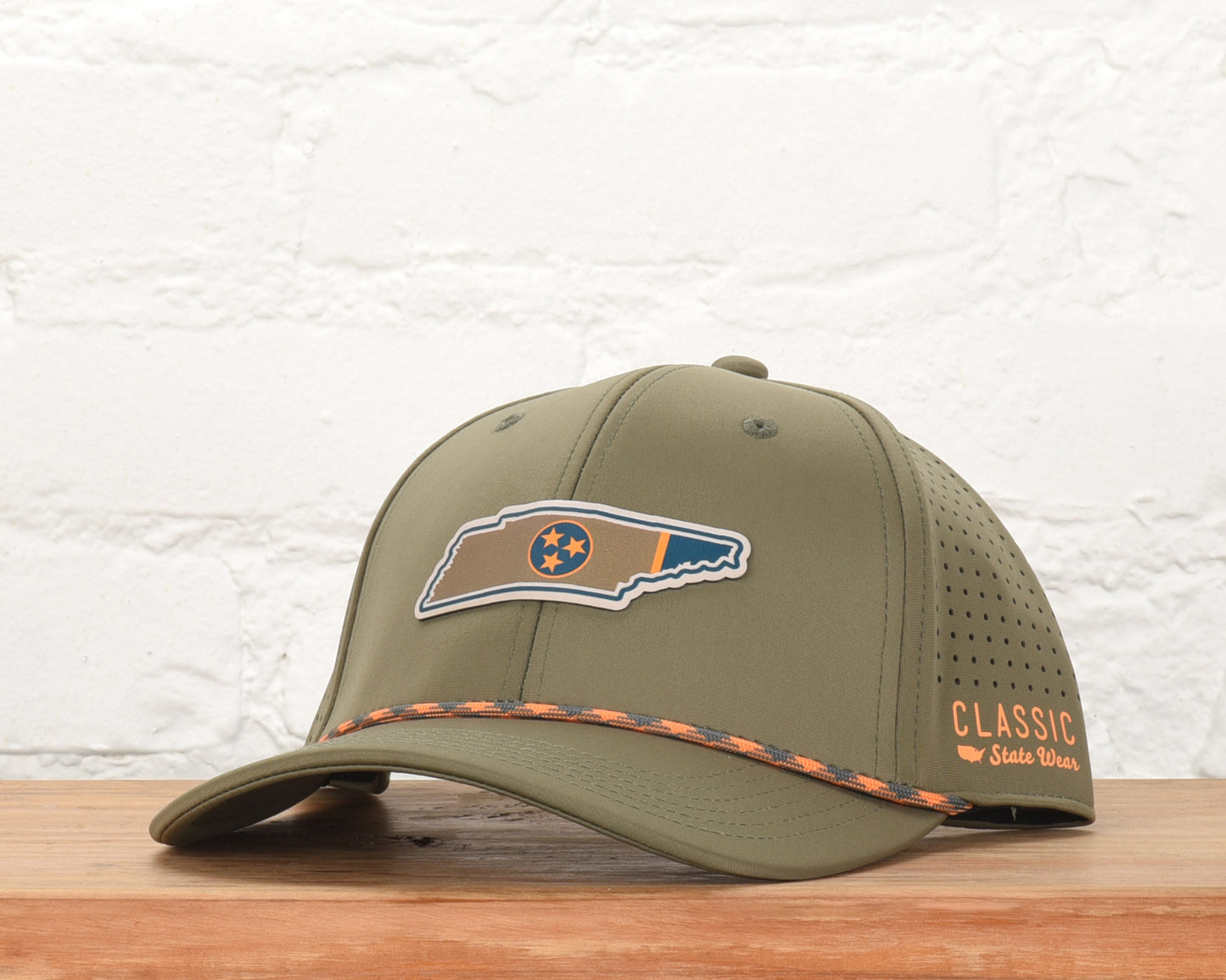 Tennessee State Flag PLP Dri-fit Performance Rope Hat