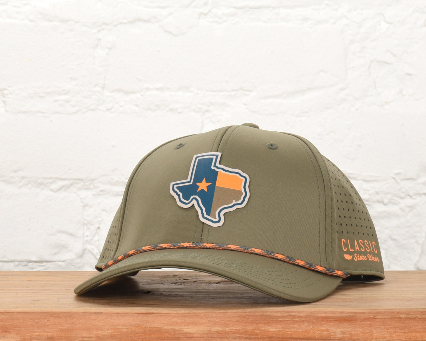 Texas State Flag PLP Dri-fit Performance Rope Hat