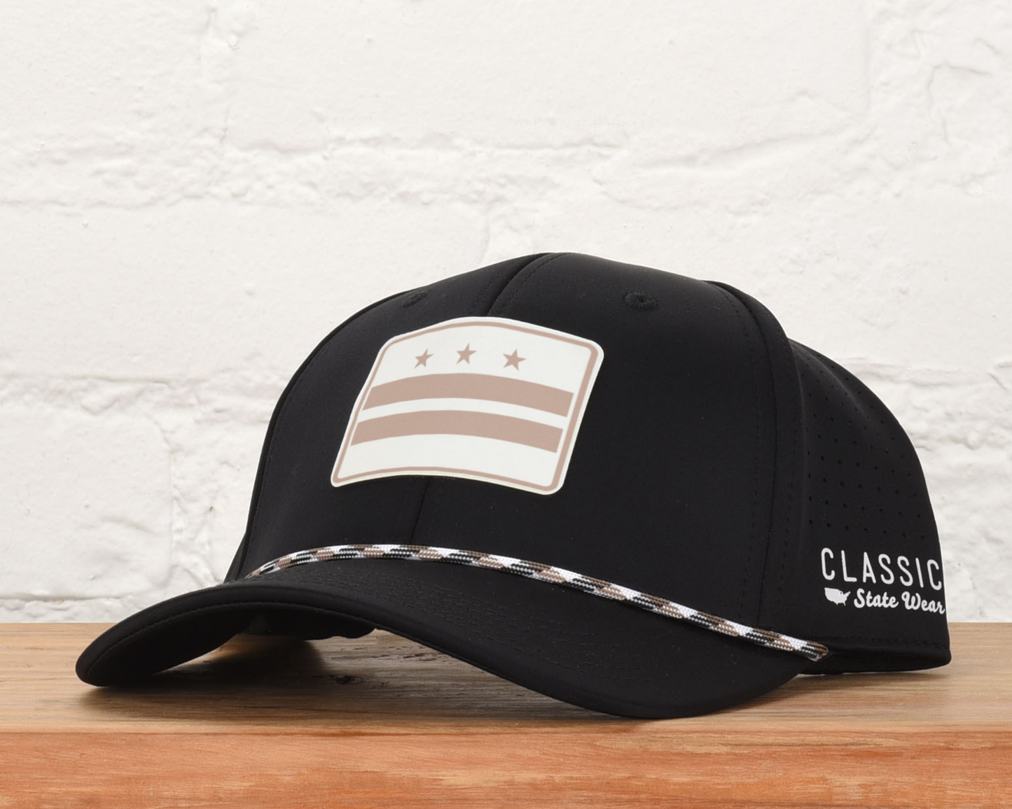 Washington DC City Flag PLP Dri-fit Performance Rope Hat