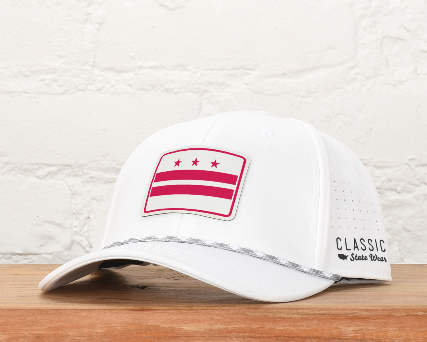 Washington DC City Flag PLP Dri-fit Performance Rope Hat