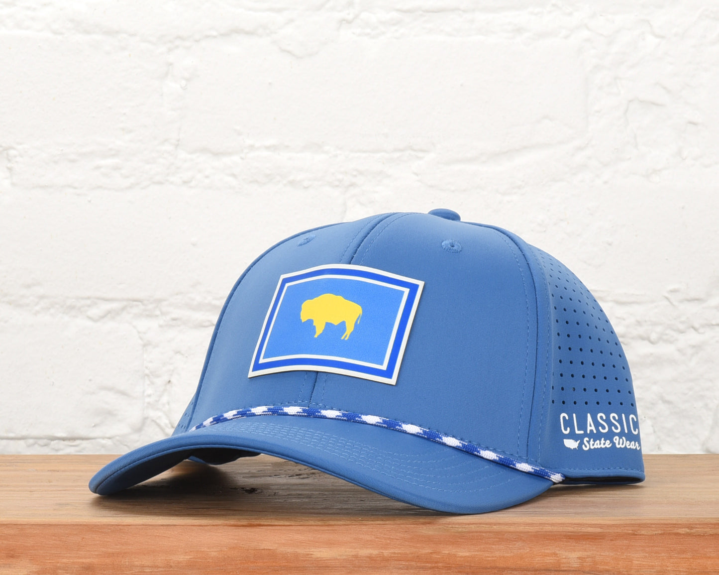 Wyoming State Flag PLP Dri-fit Performance Rope Hat