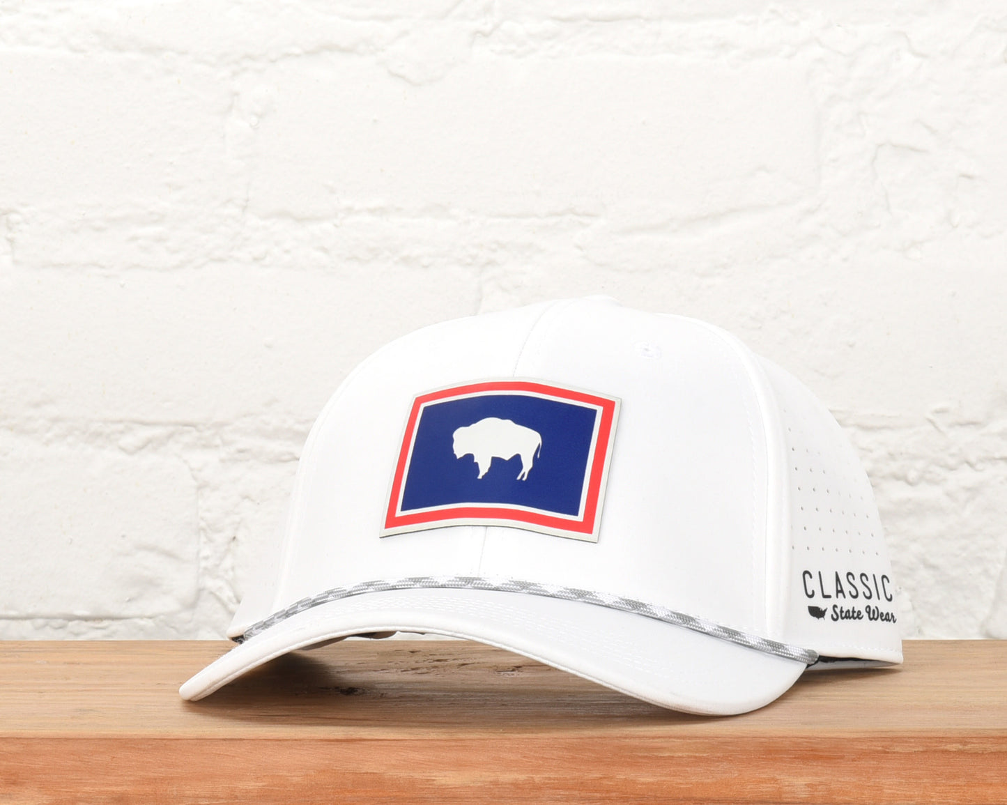 Wyoming State Flag PLP Dri-fit Performance Rope Hat