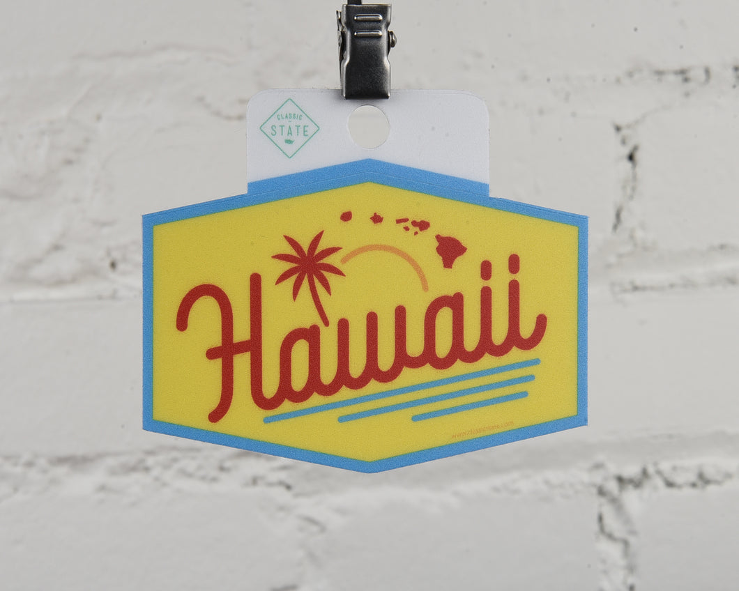 Hawaii Script Sticker