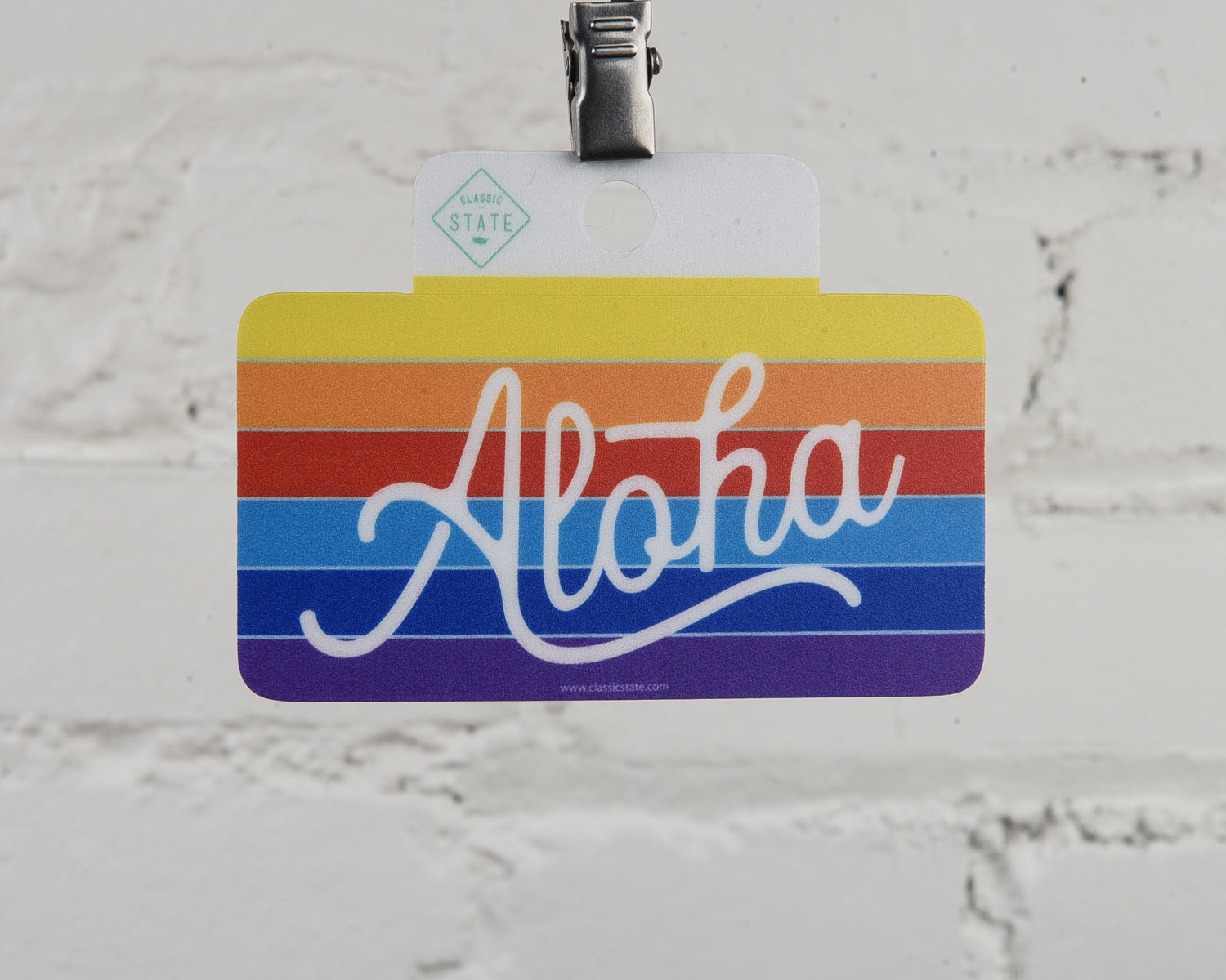 Aloha Script Sticker – Classic State