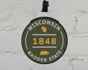 Wisconsin 1848 Decal Sticker