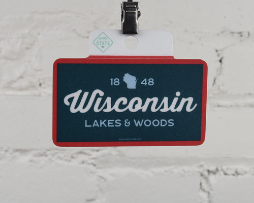 Wisconsin Lakes & Woods Sticker