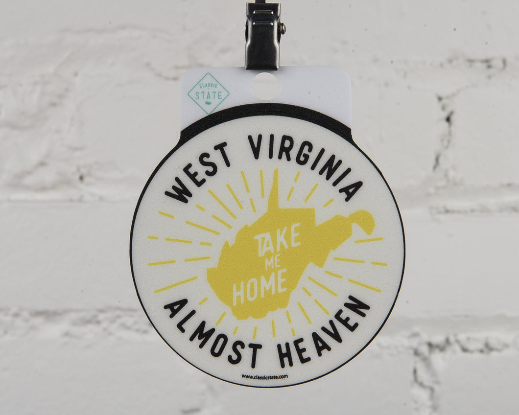 West Virginia Almost Heaven Sticker
