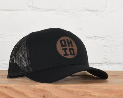 Ohio Erie PU Leather Snapback