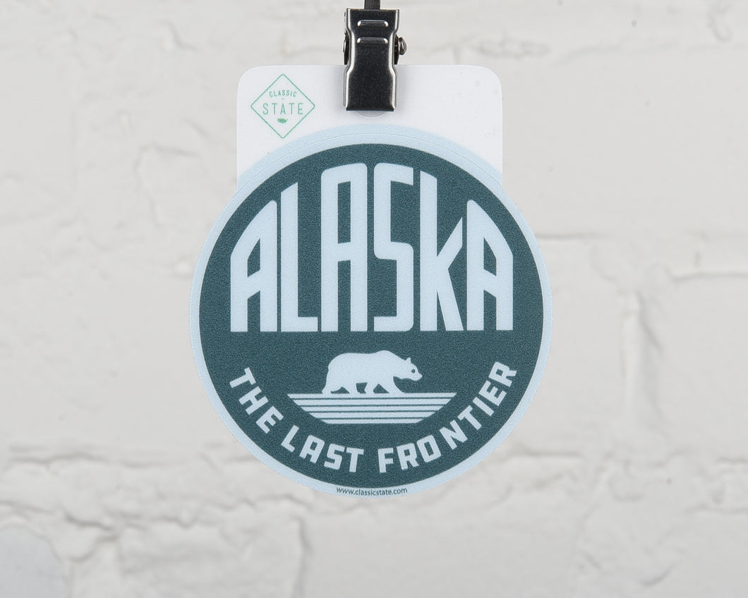 Alaska The Last Frontier Sticker