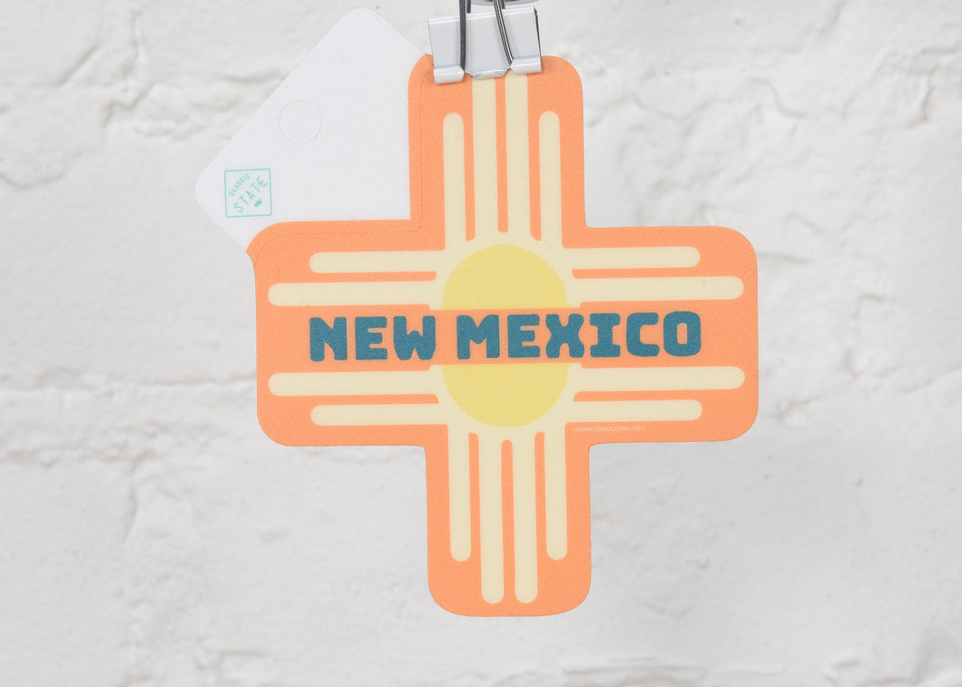 New Mexico Sun Cross Sticker