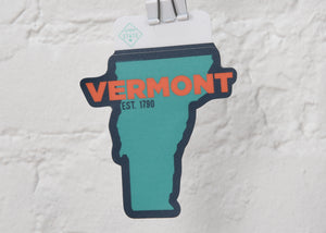 Vermont State Shape Sticker