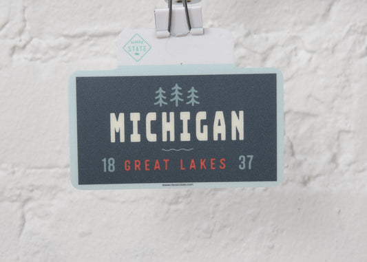 Michigan Great Lakes Sticker