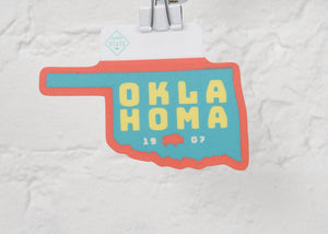Oklahoma Hatchet Sticker