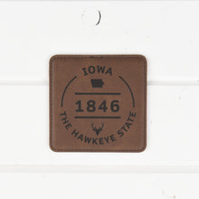 Load image into Gallery viewer, Iowa PU Leather Coasters