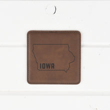 Load image into Gallery viewer, Iowa PU Leather Coasters