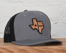 Load image into Gallery viewer, Texas State PU Leather Patch Snapback