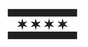 Illinois- Chicago Flag Decal