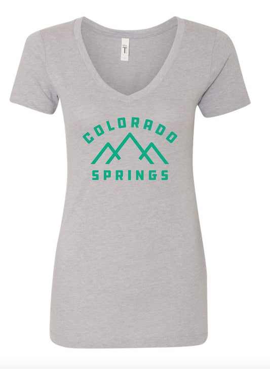 Co. Springs Mtns Women's V-Neck