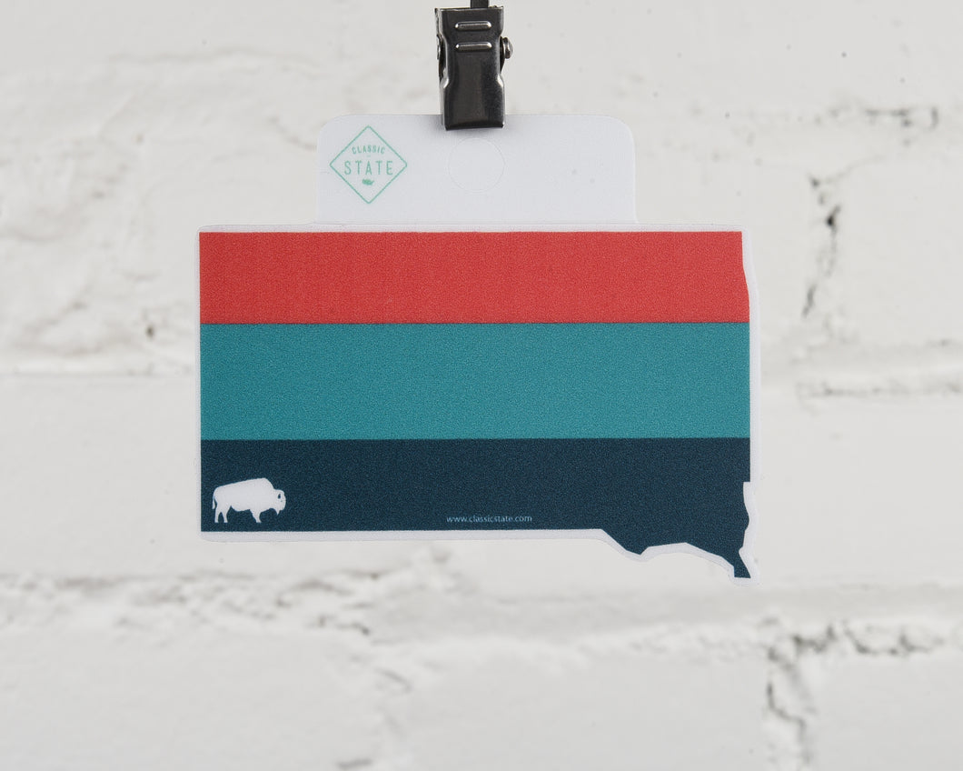 South Dakota Ombre Sticker