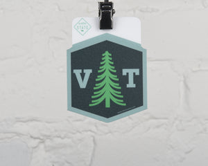 Vermont Tree Hexagon Sticker