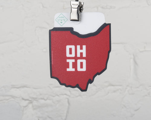 Ohio Erie State Shape Sticker