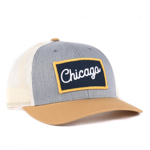 Illinois - Chicago Script Snapback Hat - Classic State