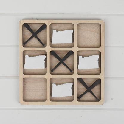 Oregon Tic Tac Toe Board