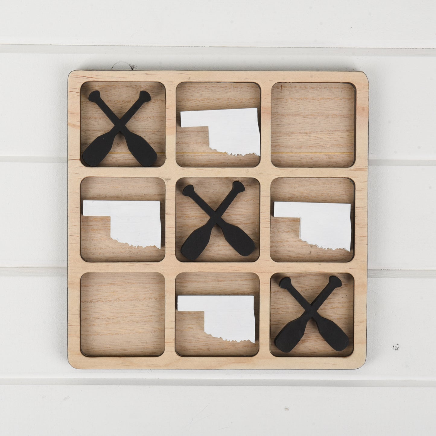 Oklahoma Tic Tac Toe Board