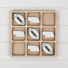 Load image into Gallery viewer, Nebraska Tic Tac Toe Board