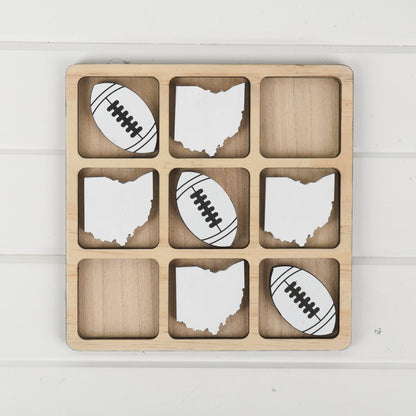 Ohio Tic Tac Toe Board